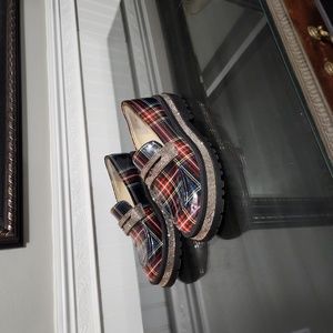 Plaid bedazzled loafers. Jessica Simpson size 9M